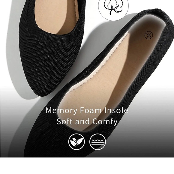 BABUDOG Women's Mesh Flats Shoes Pointed-Toe Dress Shoes - Picture 13 of 14